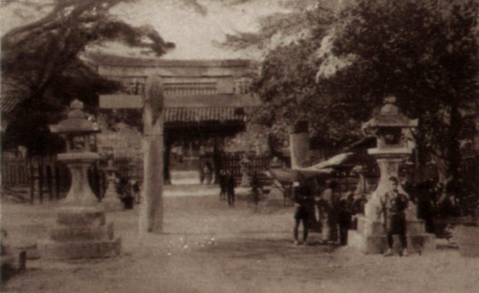 Kobe Ikuta temple old 1919