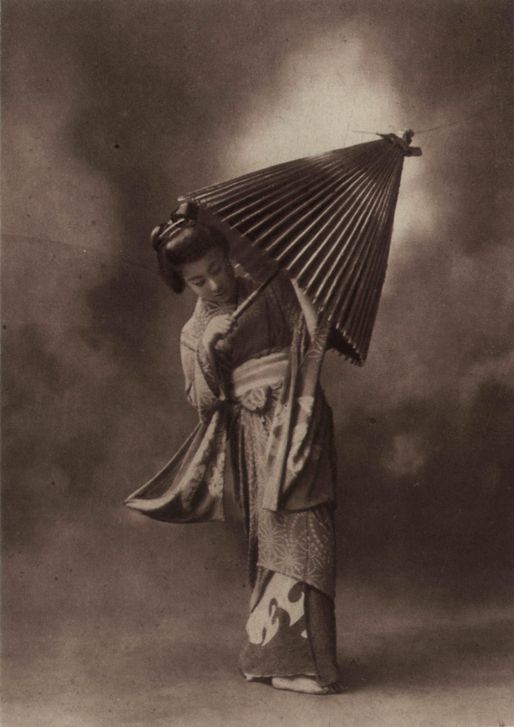 Mujer japonesa geisha antigua 1919